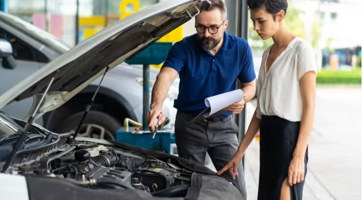 Vehículo en revisión